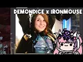 DemonDice "reacts" to Ironmouse calling her "Calli" Live