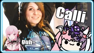 DemonDice reacts to Ironmouse calling her Calli Live