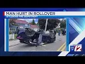 Man hurt after car rollover causing power outage in Attleboro