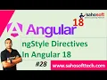 ngStyle Directives in Angular 18 Directives in Angular Angular 18 Tutorials in Hindi