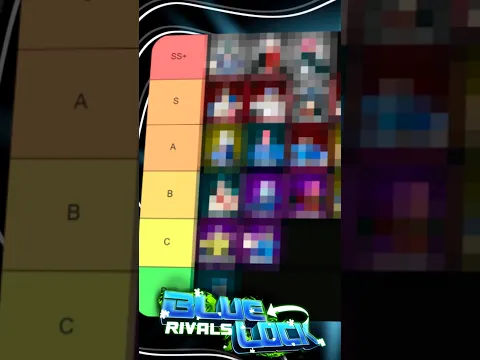 TIER LIST DEFINITIVA RARE BLUE LOCK RIVALS SERIE #1