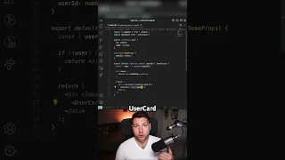 Passing user through props in React