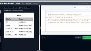 SQL Hackerrank Solved Problems of Select By ID SQL Problem SQL tutorial for beginners