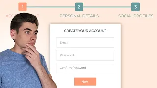 Can I Create This Complex Animated Multistep Form