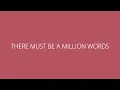 The Vamps - Words (Don't Mean A Thing) Lyric Video