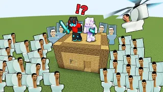 Download We Are SURROUNDED By SKIBIDI TOILET in Minecraft MP3