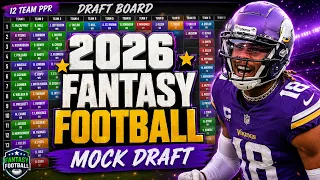 2026 Fantasy Football Mock Draft 10-Team PPR - 8th Pick