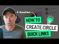 SharePoint How to create circle quick links