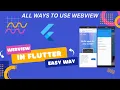 Flutter Tutorial - WebView App The Right Way Load URL HTML Javascript