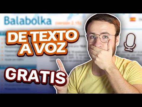 Download MP3 DE TEXTO A VOZ CON IA GRATIS - Balabolka - #ESimple