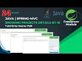 Spring C project showing projects details by id on freelancer module Java tutorial