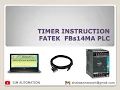 Lesson 4 FATEK TIMER Instruction Explained WinProLadder Tutorial for Beginners by simautomation