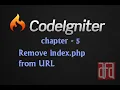 CI-Chapter 5 - Remove index php from URL