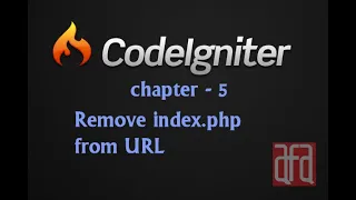 CI-Chapter 5 - Remove index php from URL