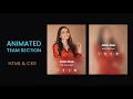 Animated Team Section Using Html Css Responsive