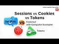 Sessions vs Cookies vs Tokens Explained with Computer Examples