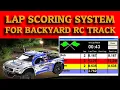 Trackmate RC Lap Counter for Our Backyard RC Track - Installation and Review