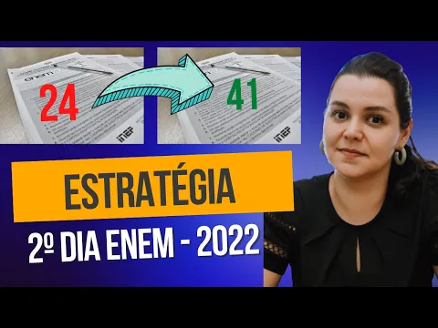 Vídeo: a estratégia do segundo dia do ENEM