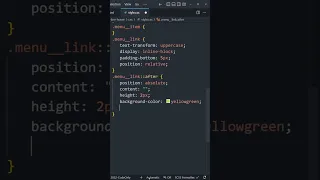 SIMPLE LINK LINE HOVER EFFECT HTML CSS Animation
