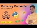 USD to INR currency convertor using python Python projects for beginners Project maker