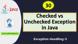 Core Java Checked Vs Unchecked Exceptions How to use in your Code