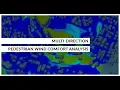 SimScale Feature Multi-Direction Pedestrian Wind Comfort Analysis