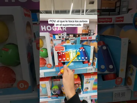 El que hace los anuncios en el supermercado 😂