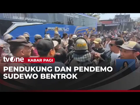 Bentrokan Massa Pro dan Kontra Bupati Pati Nonaktif Sudewo