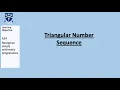 A24a Triangular Number Sequence