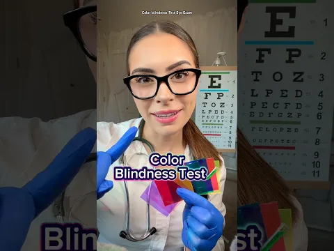 ASMR Color Blindness Test 🌈 Eye Exam #asmr #asmrforsleep #education