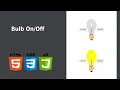 Create Bulb using HTML CSS JavaScript 2022