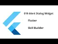 019 Alert Dialog Widget Flutter Free Course