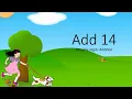 Math quiz Add 14 to random numbers Tens and Units