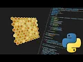 Drawing a Honeycomb with Python and Turtle Graphics Keyboard Sounds No Talking