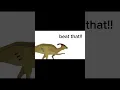 Lagu The real sound of parasaurolophus..💀 #jurrasicpark #dinosaur #sticknodes