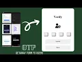 How to Make an OTP Verification Form with HTML CSS EASY Tutorial