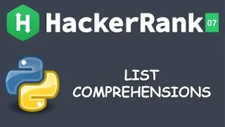 List Comprehensions Python HackerRank Solution Medium Basic Data Types Hindi