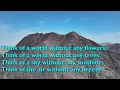 Download Lagu Think of a World Without Any Flowers (Tune: Genesis - 6vv) [with lyrics for congregations]