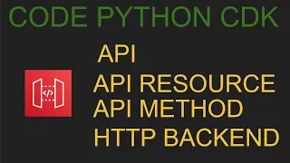 AWS CDK Tutorial Python Create API Gateway Resource Methods and HTTP Integration