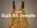 Carhartt Unlined Duck Bib Overall - 102776 - Video 6 of 1