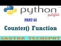 Counter Collection Package in Python Python Tutorial in Tamil