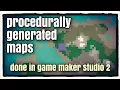Procedural Terrain Random Map Generator in Game Maker Studio 2