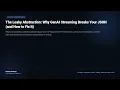 The Leaky Abstraction Why GenAI Streaming Breaks Your JSON and How to Fix It