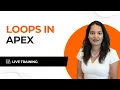 for while do while loops Apex Programming Basics