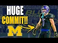 Michigan Lands HUGE Commitment From Elite SPEEDY WR