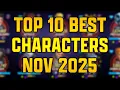 TOP 10 BESTE KARAKTERS - NOVEMBER 2025 - MARVEL Strike Force - MSF