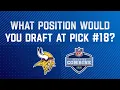 Experts Discuss Who The Minnesota Vikings Should Select with Pick 18 in 2026 NFL Draft