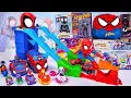Download Lagu Marvel Spiderman Toys Unboxing Review | Spider Man Shield | Spidey \u0026 His Amazing Friends Webquarters