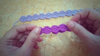 طريقة عمل إسوارة بالكروشيه How To Crochet Bracelet 