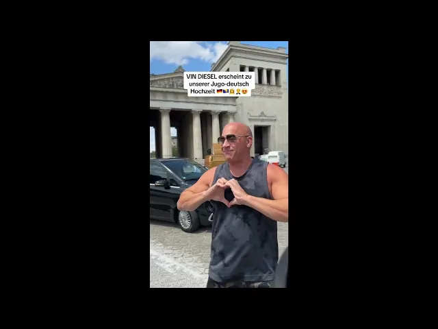 Вин Дизель - свадьба в Германии